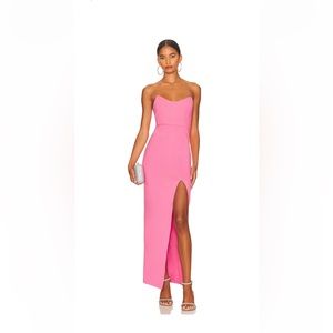 Women’s pink strapless dress. Worn once